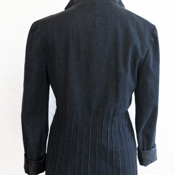 Vintage Jean Blazer and Poka Dot Blouse - Picture 5 of 11